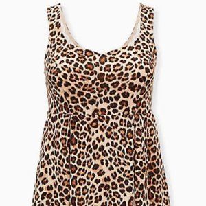 Torrid Leopard Skater Dress